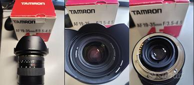 Obiettivo Tamron AF 19-35  attacco SONY A