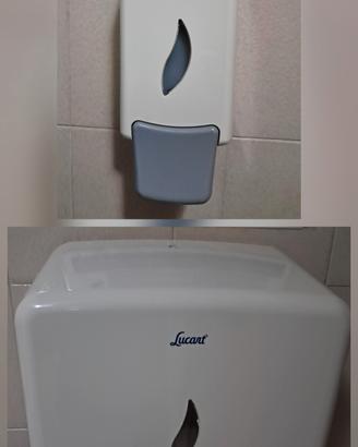 Dispenser sapone e rotolone carta Lucart