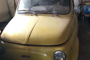 Fiat 500 D epoca Gialla