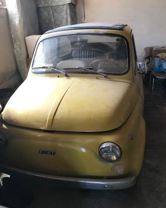 Fiat 500 D epoca Gialla