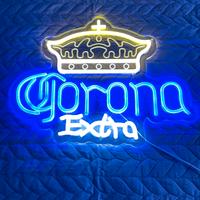 Lampada led insegna neon corona