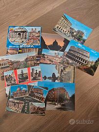 Lotto di cartoline di Roma viaggiate 