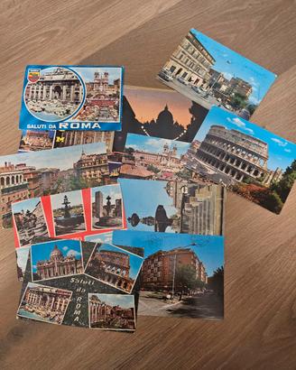 Lotto di cartoline di Roma viaggiate 