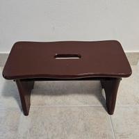 Sgabello in legno vintage