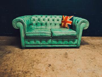 Divano Chester Chesterfield club  pelle inglese 