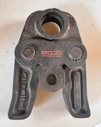 Ganascia ridgid 32 acciaio e rame idraulico
