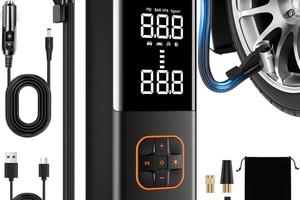 Compressore Aria Portatile, 150PSI Gonfiatore Elet