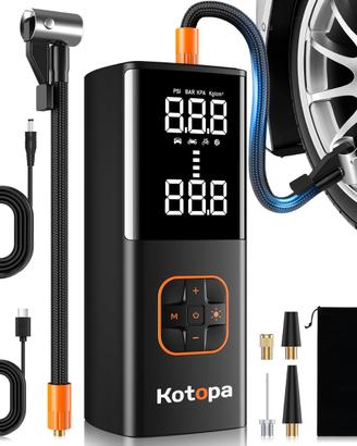 Compressore Aria Portatile, 150PSI Gonfiatore Elet