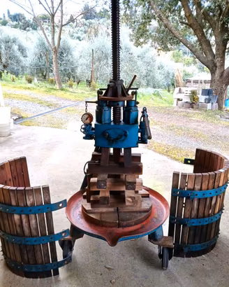 Torchio enologico idraulico diametro 60cm