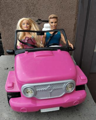 Barbie e Ken jeep da spiaggia