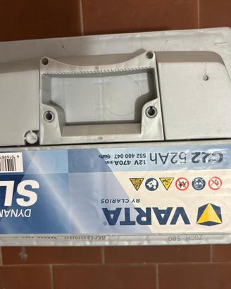 Batteria auto VARTA Dynamic SLI C22 52Ah 12V Nuova