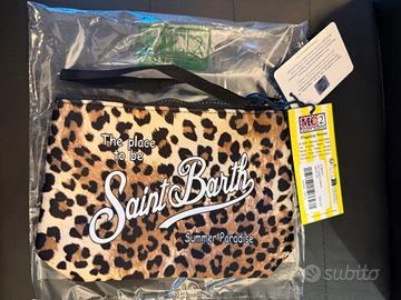 pochette MC2 Saint Barth leopardata animalier 