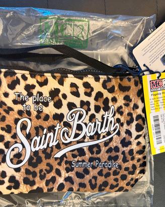 pochette MC2 Saint Barth leopardata animalier 