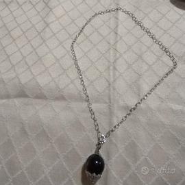 catenina argento 925 + amuleto sardo 'su coccu' in