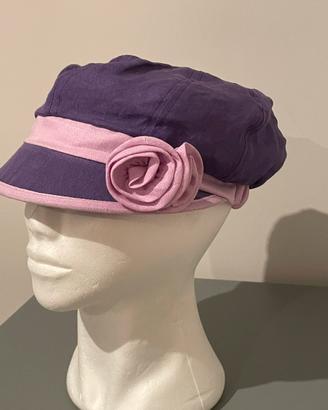 Cappello con frontino da donna in lino