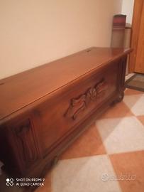 panca in legno per arredo 