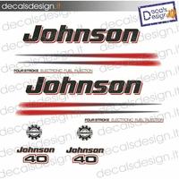 kit di adesivi per motore johnson 40 cv