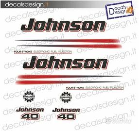 kit di adesivi per motore johnson 40 cv