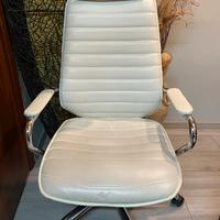 Sedia scrivania in pelle