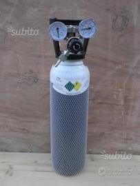 Bombola ossigeno 5 lt e riduttore