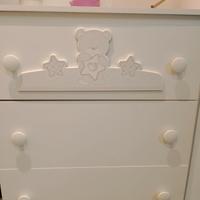 Fasciatoio Pali con vaschetta bagnetto 