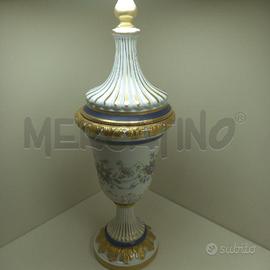 POTICHE VASO FIORI DORTO BLU