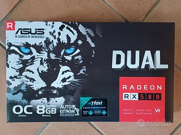 GPU Asus Radeon RX 580 DUAL, 8GB NUOVA