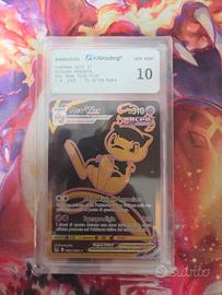 Pokèmon Mew Vmax TG Gold &Black Gem mint 10