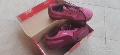 Scarpe Sneakers puma black o bordeaux in velluto Abbigliamento e Accessori In vendita a Udine