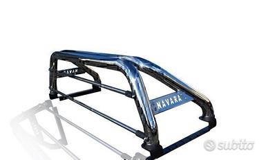 Navara D40 Roll bar inox con copertura tonneau