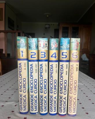 Grande enciclopedia medica curcio sei volumi