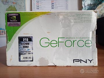 GeForce PNY. 210 512 MB DDR2 scheda grafica PC