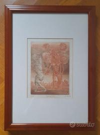 Acquaforte di Antonio De Totero - Capriccio n. 12