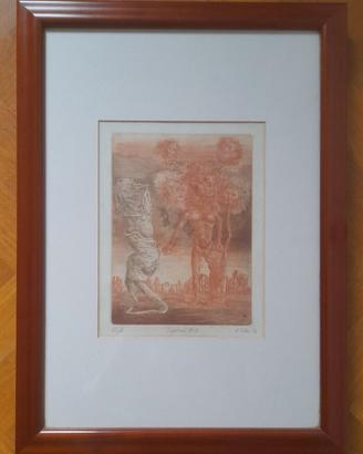 Acquaforte di Antonio De Totero - Capriccio n. 12