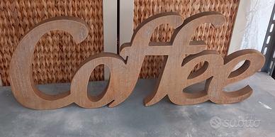 Scritta in legno