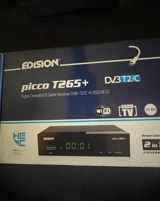 Decoder digitale terrestre Edision Picco T265+