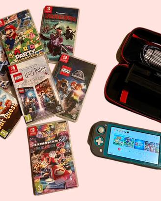 Nintendo Switch Lite + 7 Giochi + Mario Kart