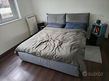 Letto matrimoniale contenitore Ikea 170X200
