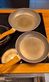 Coppia padelle per piano a induzione 25 & 29 cm