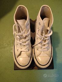 converse alta bianca n.33 (20cm)