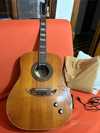 Chitarra 12 corde Meazzi acustica elettrificata