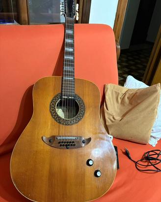 Chitarra 12 corde Meazzi acustica elettrificata