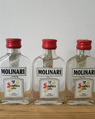 Nr 3 Mignon di Sambuca Molinari 10cl da Collezione
