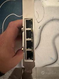Scheda Quad port gigabit