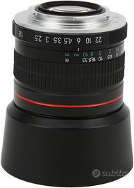 Lightdow 85mm F1.8 Obiettivo Medio Teleobiettivo