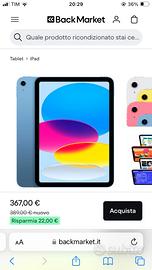 IPAD 11 NUOVO POCHI GIORNI WIFI