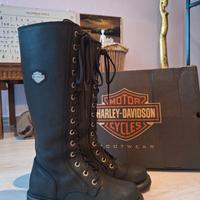 Stivali Harley Davidson Neri Alti Donna 