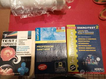 n.3 libri preparazione concorso professioni sanita