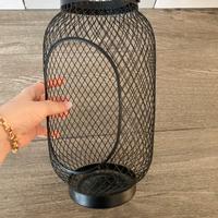 Lanterna metallo nero ikea