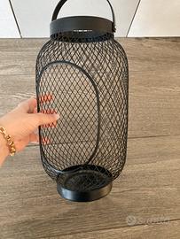 Lanterna metallo nero ikea
